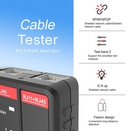 HT812A Cable Tester with Toggle Switch for Fast Slow Test on For RJ45 RJ11 Lines
