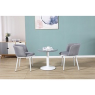 Global House Pulito ชุดโต๊ะกาแฟ พร้อมเก้าอี้ 2 ที่นั่ง โต๊ะ 59x59x55ซม. เก้าอี้ 53x56x73ซม. LS-802 ร