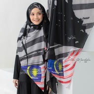Tudung Bendera Bidang60 | Tudung Merdeka | Bawal Merdeka |