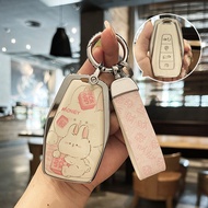 Proton X50/X70 Keycase TPU Material Protection Cartoon Cute Car Keycase Keychain