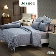 Jessica Cotton Silk Shine C1055 ชุดเครื่องนอน ผ้าปูที่นอน ผ้าห่มนวม เจสสิก้า พิมพ์ลายได้อย่างสวยงาม