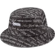 [現貨] Supreme Warp Jacquard Logos Denim Crusher 帽