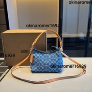 COACH 蔻馳新款牛仔丹寧 Laurel 系列流浪包