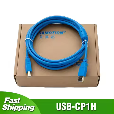 USB-CP1H For Omron CP1E CP1L CJ2M Series PLC Programming Cable Data Download Line