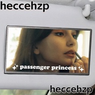 HECCEHZP 6pcs Letter Car Rearview Mirror Decal, PET Letter Shape Passenger Princess Stickers, 4.9inch Funny Car Sticker Decorations for Car Rearview Mirror
