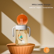 G0040 PPSU Baby Bottle Durable Feeding Cup Leakproof Duckbill Straw Cup Learning to Drink Cup for Ba