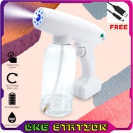 YJ-02 WIRELESS UV DISINFECTANT FOGGING MACHINE RECHARGEABLE ELECTRIC STEAM SPRAY GUN NANO ATOMIZER S