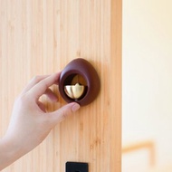 門鈴|水滴-黃銅鈴鐺 內嵌磁鐵 框體紅棕色