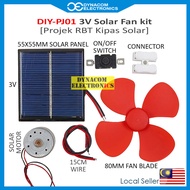 DIY-PJ01 Solar Fan Kit DIY Solar Project [Projek RBT Kipas Solar]