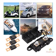 [AuraYuer] MEGA Auto Fuse Holder ANM Bolt-on de Fuse Flat Type ANL Fuse 30A 50A 60A 70A 80A 100A 125