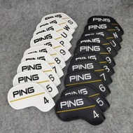 PING Magnet 10pcs set Golf Iron Head Cover New Golf Iron Cover 4 5 6 7 8 9 P S U W Iron Head Cover U
