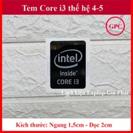 Core i3 4th Generation, 5th Generation Stamp - Black