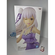 ORI Figure EXQ Emilia Swimsuit Summer Re Zero Rem Ram Isekai Banpresto