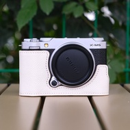 กระเป๋าใส่กล้องด้านนอกหนังสำหรับ Fuji XM5 XT30II XT20XT30 กระเป๋าใส่กล้องแบบยูนิฟอร์มสไตล์ลำลองสำหรั