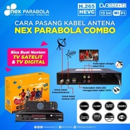 Receiver Nex Parabola DVB T-2 --- DVB S-2 Combo Kuning