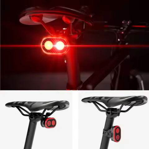 CYCLAMI CY200 Bike Smart Brake Sensing Rear Light Bicycle Tail Light IPX6 Waterproof LED Charging Ta