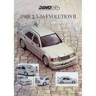 INNO64 1:64 Mercedes-Benz 190E Silver IN64-190E-SIL