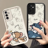 Case for Samsung S25 Ultra A24 A25 A34 A05S A35 A14 A15 A04s A16 A54 A26 A36 A56 5G Q-79 couple Cat 
