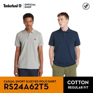 Timberland Men's Casual Short-Sleeved Polo Shirt เสื้อโปโล (RS24A62T5)