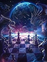 HMDIIMGE Star Chess Diamond Painting Kits for Adults, Interesting Interests 5D DIY Diamond Art Kits