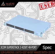สวิตช์ 3COM SUPERSTACK 3 SWITCH 4250T 48-PORT MANAGED SWITCH- 3C17302
