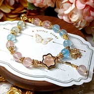 【摩根石05】 摩根石 天然水晶手鍊手串 DIY手鏈設