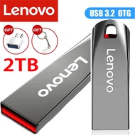 Lenovo U Disk Metal Usb Flash Drive 2TB 1TB 256GB128G 512GB Tiny Pendrive Memory Stick 1TB 2TB Storage Device Waterproof U Disk