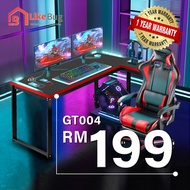 LIKE BUG: [GAMING SERIES] GT004 L Shape Gaming Table / Study Table / Working Desk