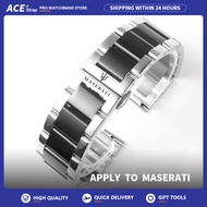 Apply To Maserati Watch Stainless Steel Strap 18mm 19mm 20mm 21mm 22mm 23mm 24mm