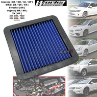 Works High Flow Air Filter For Subaru Impreza WRX STI EJ20 EJ25 EJ257 2008-2016