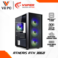 ViiPER PC ATHERIS RTX 3060 Gaming PC, RYZEN 5 5600, TUF B550M-E , ASUS TUF RTX 3060 , Tecware Air M