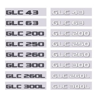 Suitable for Mercedes-Benz GLC Rear Logo Rear Car Logo Sticker GLC300L GLC260L GLC63S Logo Word Logo