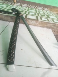 COD GOLOK TEBAS UKIR MACAN Spesial PANJANG BILAH 50CM SUPER TAJEM