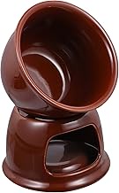 Cabilock 1 Set Ceramic Stove Mini Fondue Pot Chocolate Warmer Ceramic Melting Chocolate Melting Pot Chocolate Fondue Dippers Fondue Hot Mini Chocolates Ceramic Pot Ceramics Snack Cheese