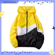 0396 HENRY Unisex Jacket Couple men women plus size sports sunscreen jacket windbreaker jaket sukan 