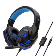 Subwoofer Gaming Headphone with Mic Over-Ear Headphones Bluetooth 5.3 40mm Driver 2.4G Cable RGB Hea