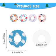 30 Sheets Sensor Covers for Libre 1/2, Waterproof Flower Theme Patches Sensor Case Stickers, Accesso