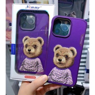 เคสไอโฟน NIMMY Case iph 15 / 15Pro / 15Promax  เคสปักลาย 3D Protection Handmade (THพร้อมส่ง ในไทย)