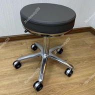 Salon Barber Stylish Adjustable Chair (Grey) 美容美发旋转凳子理发店专用剪发椅子