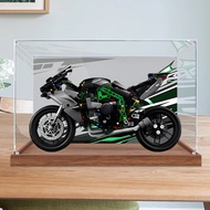 Mechanical Set Kawasaki Ninja H2R Motorcycle Acrylic Display Box Suitable for Lego 42170 Anti-dust Storage Box