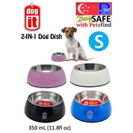 Dogit 2-in-1 Dog Dish, (Small)350 mL (11.8 fl oz) 73541/73542/73544/73545
