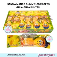 Halal SANWA Mango Gummy 12g x 30pcs Gula-Gula Kunyah SC