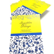 A6 SINGLE SIDE Art Card 260 gsm custom printing services sesuai untuk invitation , kad kahwin dan po