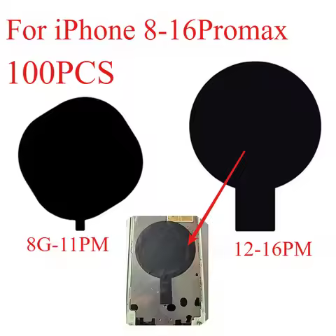 100pcs Back Cover Housing Wireless Charging Insulation Protection Sticker Tape For iPhone 12 mini XR