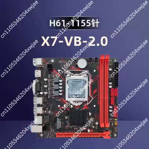 New H61-x7-vb Mini ITX Motherboard 17x17cm LGA1155 with M.2 SSD Slot DDR3 Support for Compact Deskto