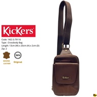 KICKERS Brand Men’s Leather Crossbody Bag ( 1KIC-S-79116 )
