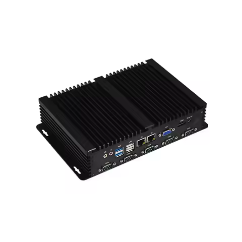 New Style Mini PC CPU I5-6200U/I3-6100U/3855U/J1900/J1800 6*RS232 DDR3 8*USB 1*MINI PCLE Fanless Ind