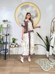 Amelia Oneset Crop Rayon Viral || Setelan Wanita Terlaris Kekinian Baju Setelan Wanita Modern