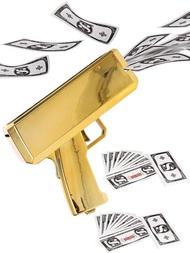 超級噴錢槍玩具,假紙幣玩耍噴錢槍,手持式現金槍,假鈔票分配器錢射手玩具