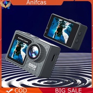 Dual Screen Camera 1080P 30FPS Recording Camera 30m Waterproof with Accessories
